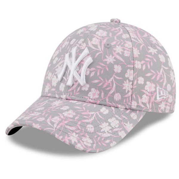 New Era 9Forty Damen Cap - FLORAL New York Yankees grau