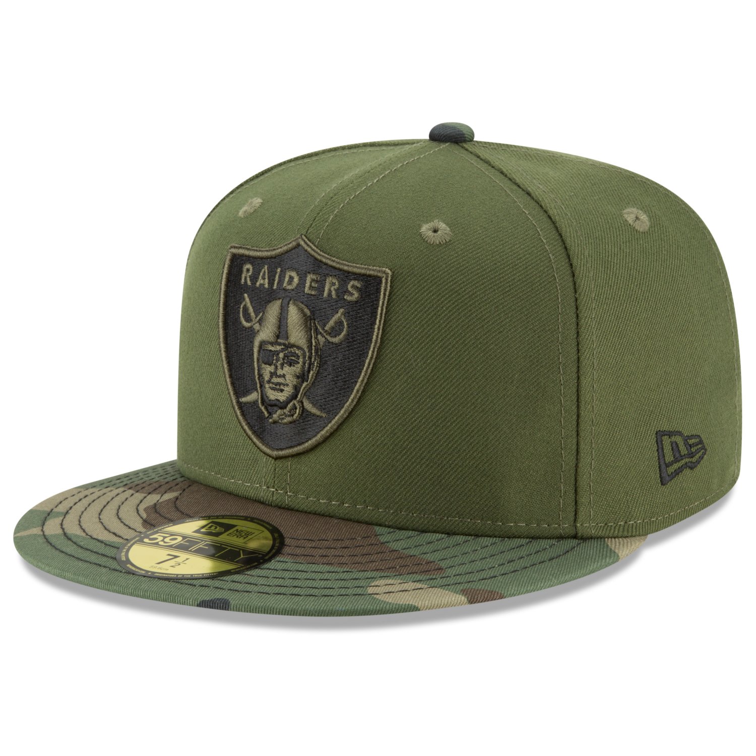 Oakland Raiders wood camo Details about   New Era 59Fifty Cap 