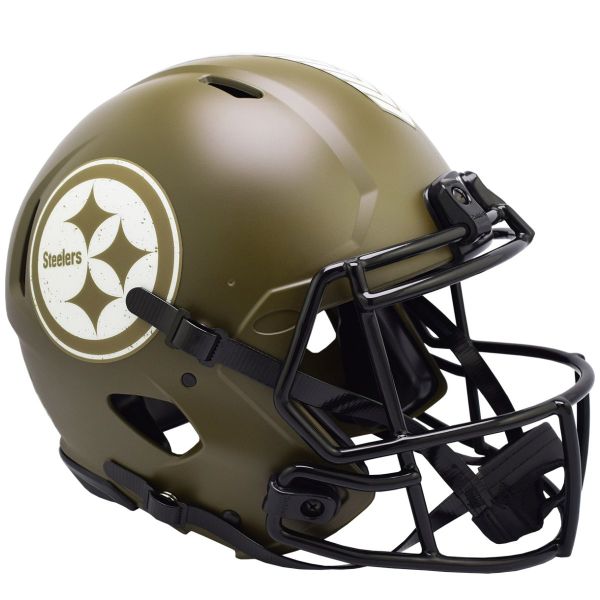Riddell Authentique Casque SALUTE SERVICE Steelers
