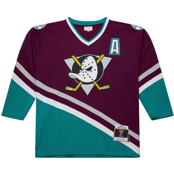 Teemu Selanne 1996 Anaheim Ducks M&N NHL Jersey