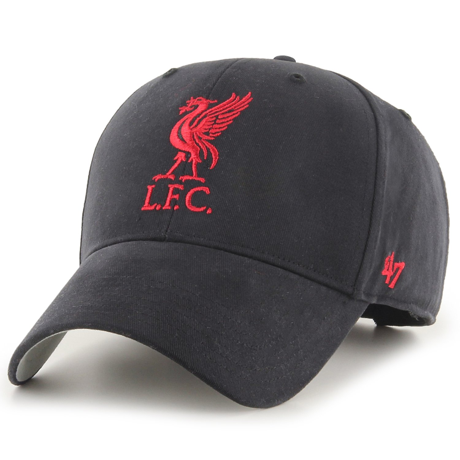 47 Brand Relaxed Fit Cap - MVP FC Liverpool schwarz / rot | Strapback ...