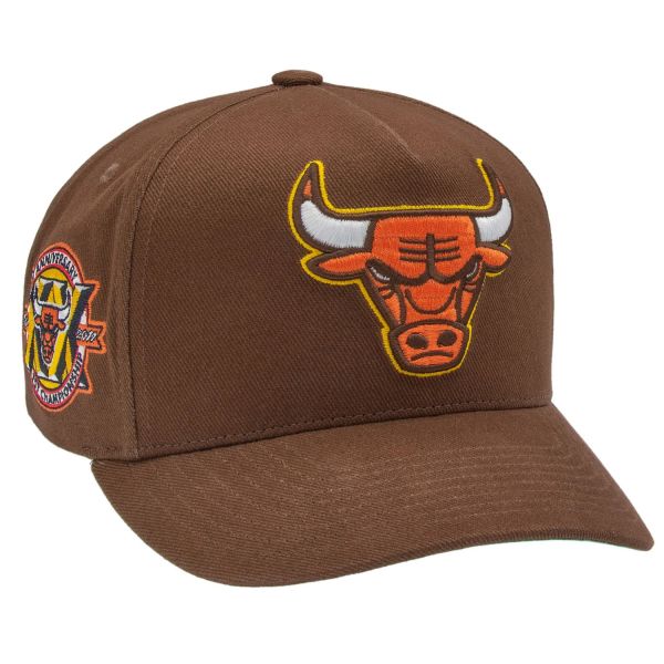 Mitchell & Ness Snapback PRO CROWN Cap - Chicago Bulls braun