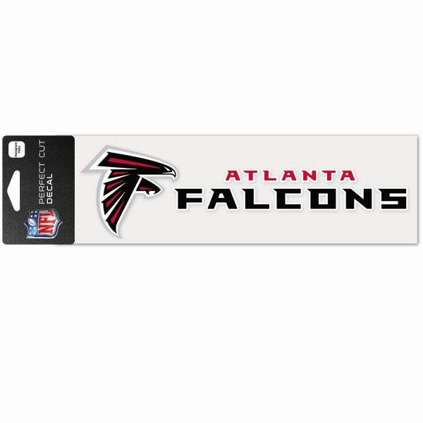 NFL Perfect Cut Autocollant 8x25cm Atlanta Falcons