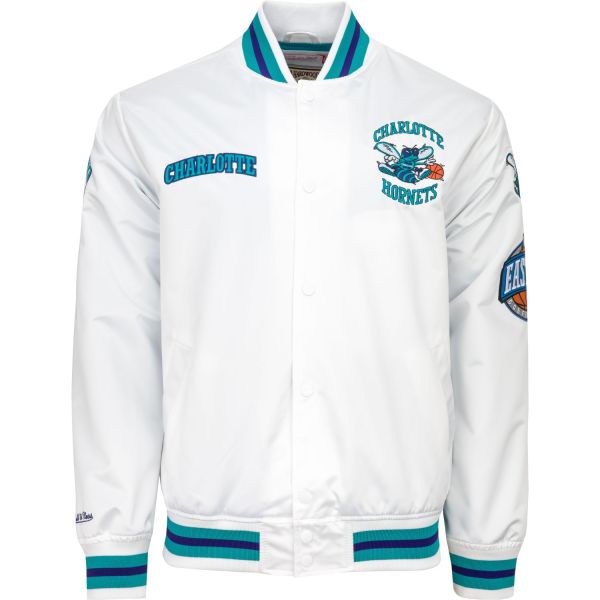 City Collection Lightweight Satin Jacke - Charlotte Hornets