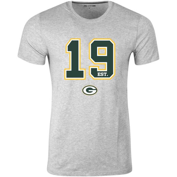 New Era ESTABLISHED LOGO Shirt - NFL Green Bay Packers grau
