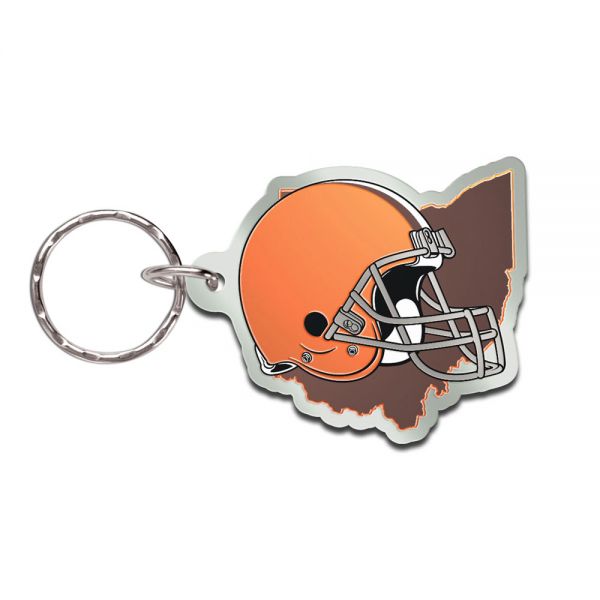 Wincraft STATE Key Ring Chain - NFL Cleveland Browns