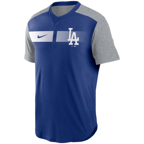 Nike MLB Los Angeles Dodgers Dri-Fit Henley Shirt