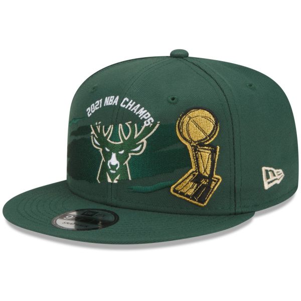 New Era 9Fifty Snapback Cap CHAMPSIONS 2021 Milwaukee Bucks