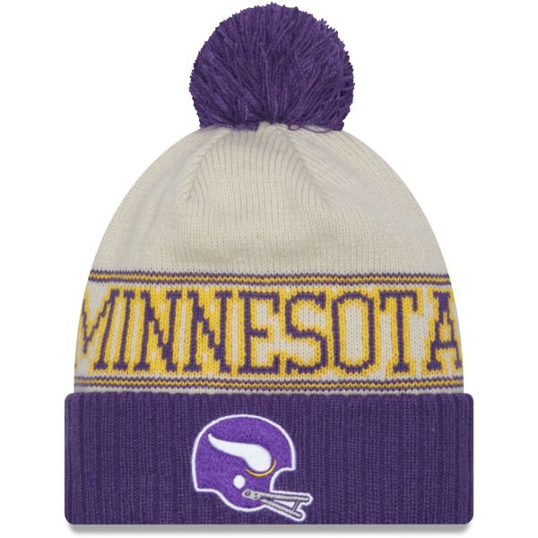 New Era SIDELINE HISTORIC Bonnet Beanie Minnesota Vikings