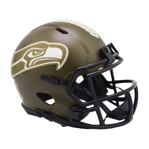 Riddell Speed Mini Football Helm SALUTE Seattle Seahawks