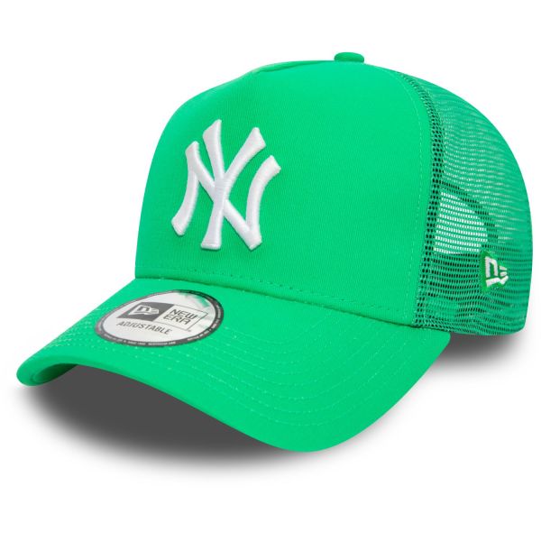 New Era A-Frame Mesh Trucker Cap - New York Yankees vert