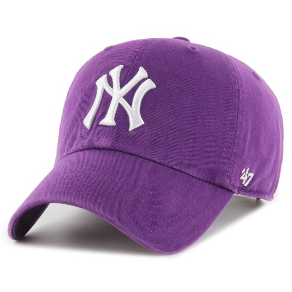 47 Brand Strapback Cap - CLEAN UP Los Angeles Dodgers grape