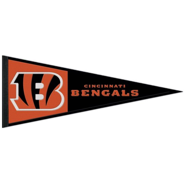 Wincraft NFL Wool Pennant 80x33cm Cincinnati Bengals