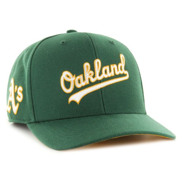 47 Brand Deep Profile Cap - ZONE SCRIPT Oakland Athletics