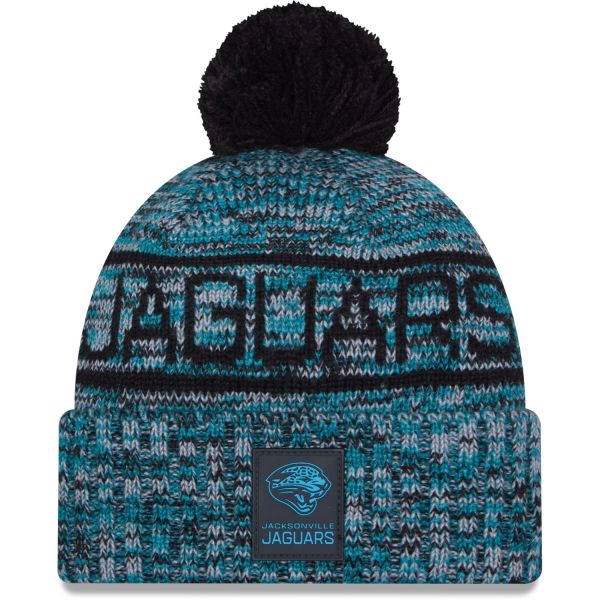 New Era Pompon Bonnet D'Hiver SIDELINE Jacksonville Jaguars