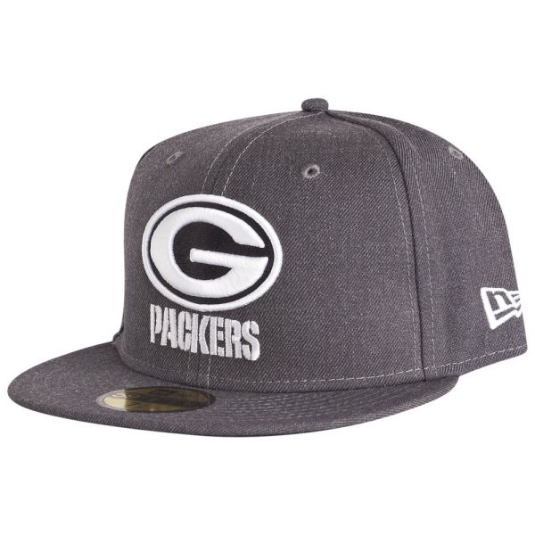 New Era 59Fifty Cap - GRAPHITE Green Bay Packers grey