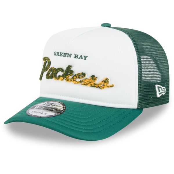 New Era 9Fifty Trucker Cap - CHENILLE Green Bay Packers