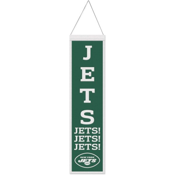 New York Jets SLOGAN NFL Wool Banner 80x20cm