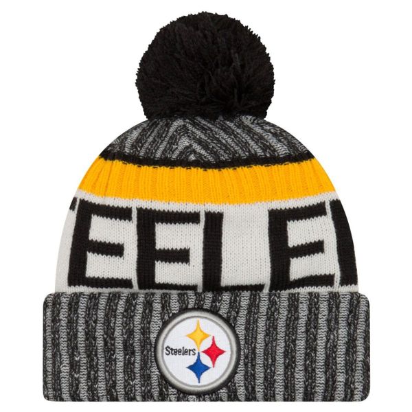 New Era NFL SIDELINE Knit Bobble Beanie Pittsburgh Steelers