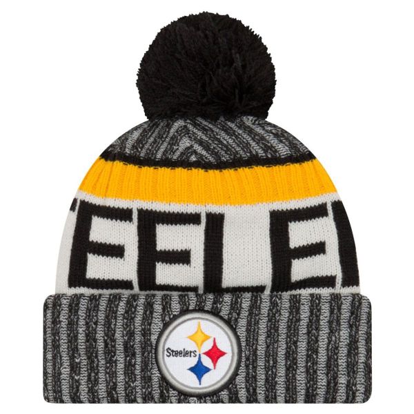 New Era NFL SIDELINE Winter Bobble Mütze Pittsburgh Steelers