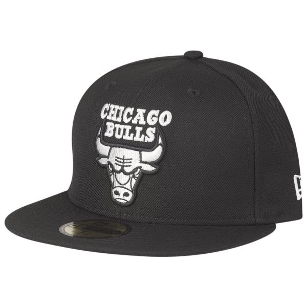 New Era 59Fifty Fitted Cap - NBA Chicago Bulls black / grey