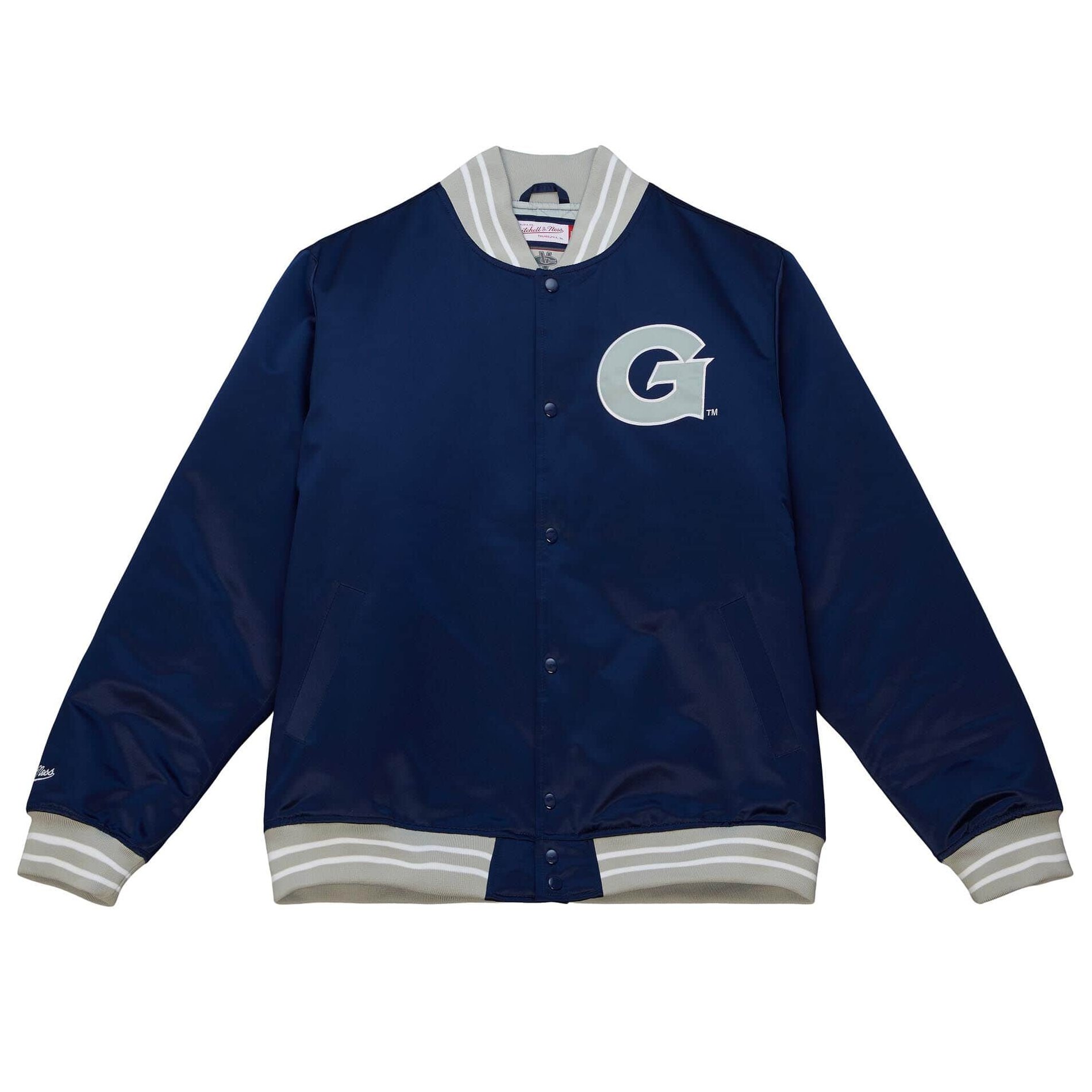 M&N Heavyweight Satin Varsity Jacket University Jackets