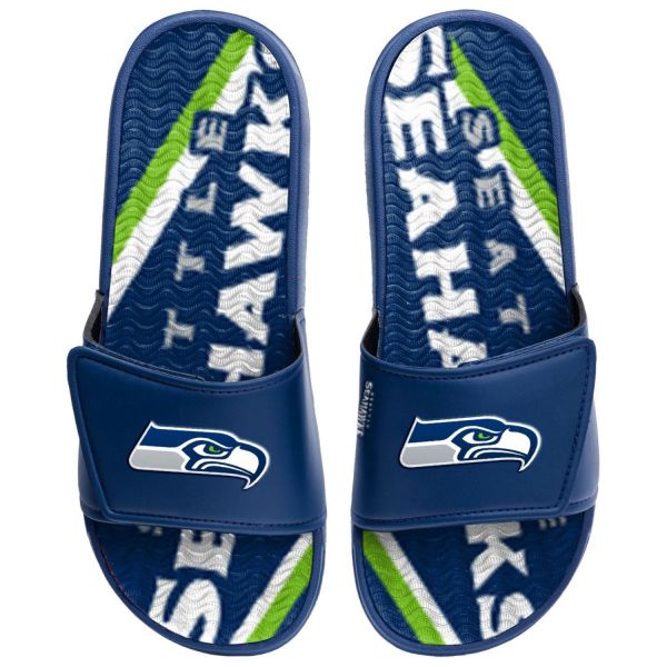 Seattle Seahawks NFL GEL Sport Shower Sandal Slides