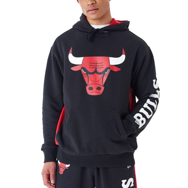 New Era Oversized Hoody MESH PANEL Chicago Bulls