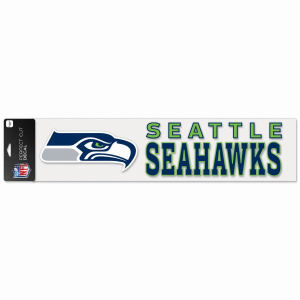 NFL Perfect Cut XXL Aufkleber 10x40cm Seattle Seahawks