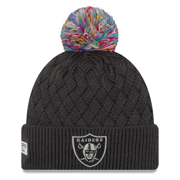 New Era Bonnet Femme Beanie CRUCIAL CATCH Las Vegas Raiders