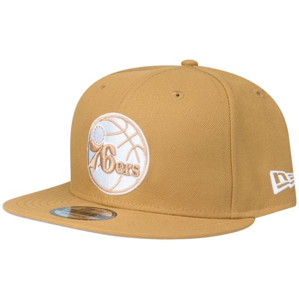 New Era 9Fifty Snapback Cap - Philadelphia 76ers panama tan