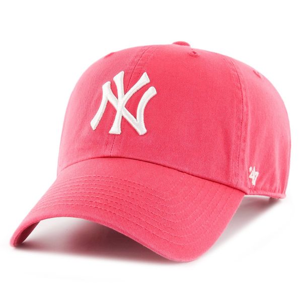 47 Brand Adjustable Cap - CLEAN UP New York Yankees pink