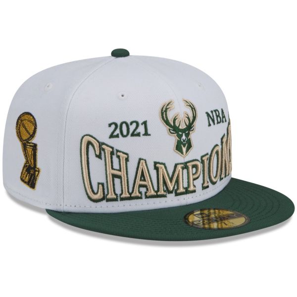 New Era 59Fifty Fitted Cap - NBA CHAMPIONS Milwaukee Bucks