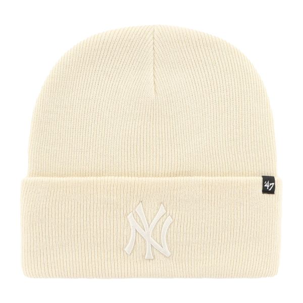 47 Brand Knit Beanie - HAYMAKER New York Yankees natural