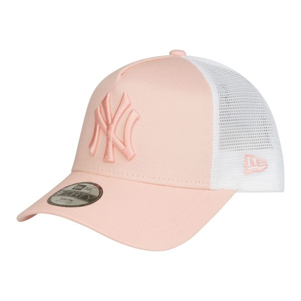 New Era Kinder Trucker Cap - New York Yankees pink