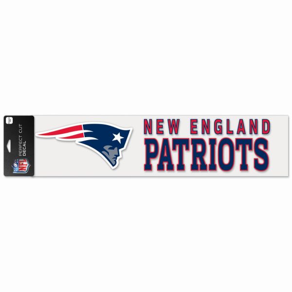 NFL Perfect Cut XXL Decal 10x40cm New England Patriots