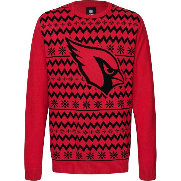 NFL Winter Sweater XMAS Knit Pullover - Arizona Cardinals