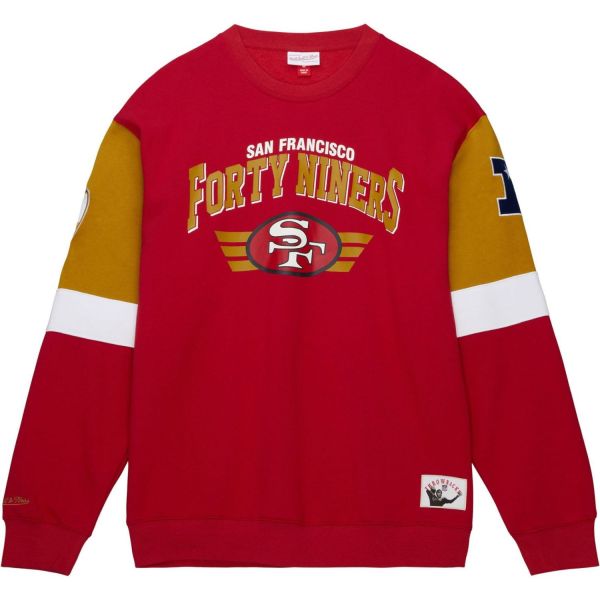 Mitchell & Ness Fashion Fleece Pullover San Francisco 49ers