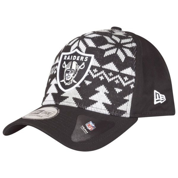 New Era Christmas Jumper Trucker Cap - NFL Oakland Raiders