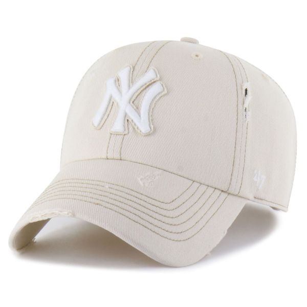 47 Brand Clean Up Cap - WEATHERED New York Yankees beige