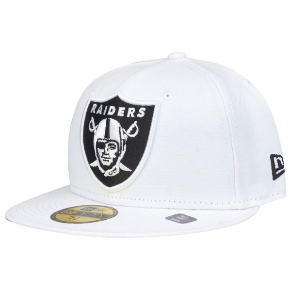 New Era 59Fifty Fitted Cap - XL LOGO Las Vegas Raiders weiß