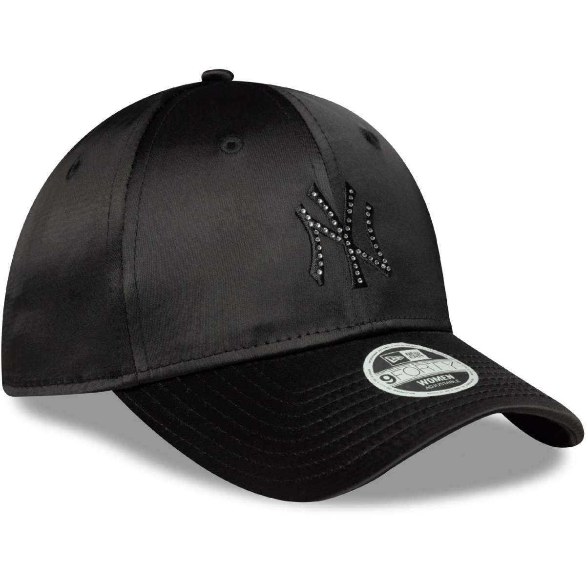 New York Yankees WOMENS Swarovski Bling New Era Adjustable Hat Cap Brand New Swarovski Yankees New Era Swarovski Cap New Era 9Forty Women  main image 4