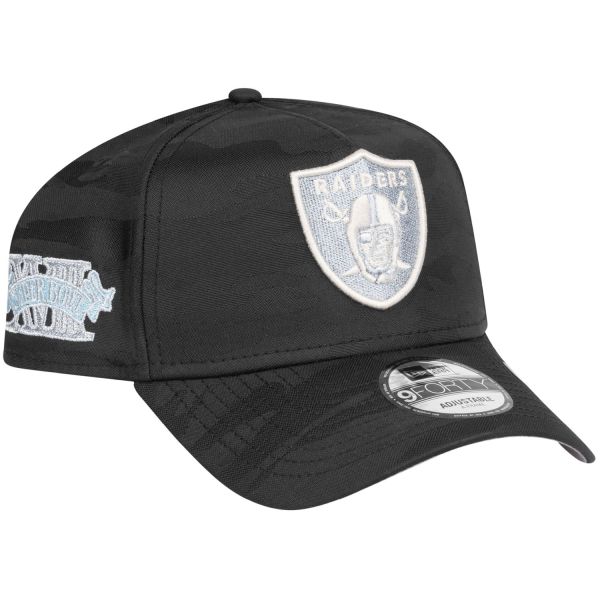 New Era 9Forty Snapback Cap - Las Vegas Raiders noir icy