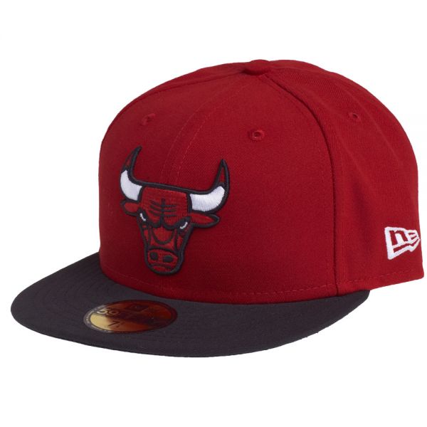 New Era 59FIFTY Casquette - NBA Chicago Bulls rouge / noir -