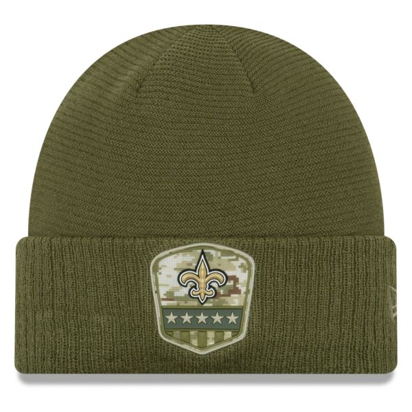 New Era Salute to Service Knit Beanie - New Orleans Saints