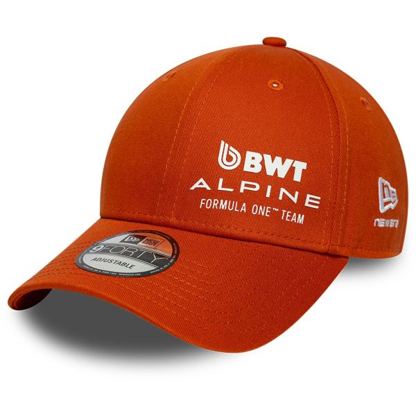 New Era 9Forty Strapback Cap - Alpine Racing rust orange
