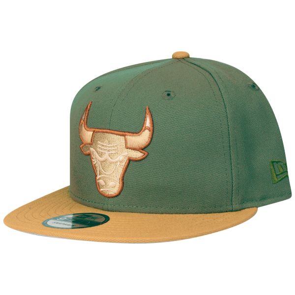 New Era 9Fifty Snapback Cap - Chicago Bulls olive / panama