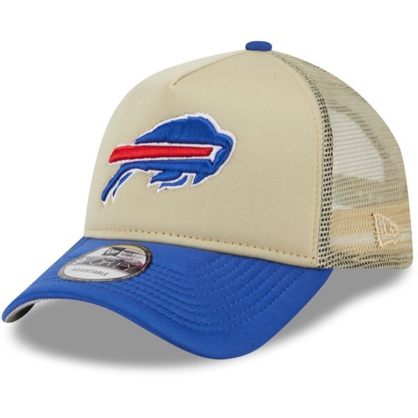 New Era 9Forty Snapback Trucker Cap - Buffalo Bills beige