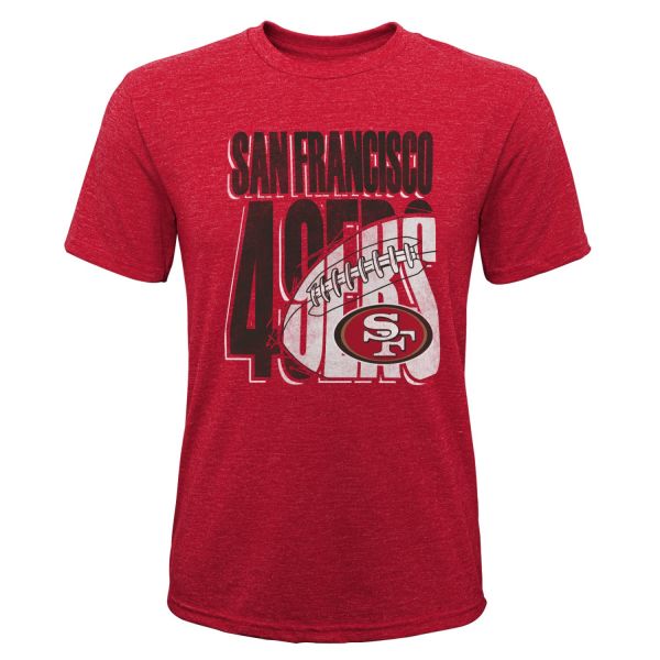 Kinder NFL Tri-Blend Shirt - SCORE San Francisco 49ers