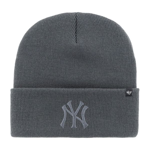 47 Brand Beanie Wintermütze - HAYMAKER NY Yankees charcoal